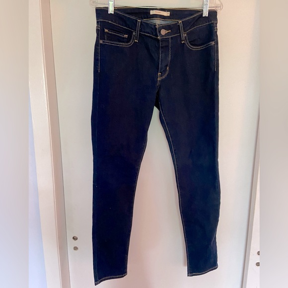 Levi’s 711 Skinny Jeans Dark Wash NWOT size 29 - Picture 1 of 4